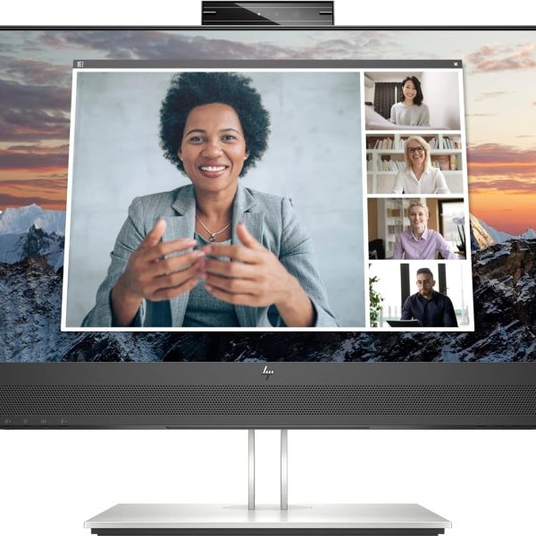HP E24MV G4 24-inch Video Conferencing Monitor | All-in-One Webcam & Speakers