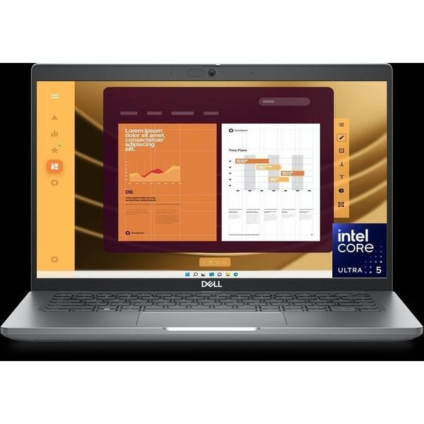 DELL LATITUDE 5450 ULTRA 5 135U 16GB RAM | 512GB SSD | 14-INCH INTEGRATED GRAPHICS | FINGER PRINTS | IR CAM | MIC | WLAN+BT | BACKLIT KEYBOARD | 3 CELL (N009L545014 EMEA) ONE YEAR CHANNEL WARRANTY