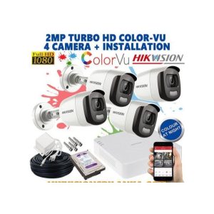 Hikvision ColorVu 4-Camera Kit
