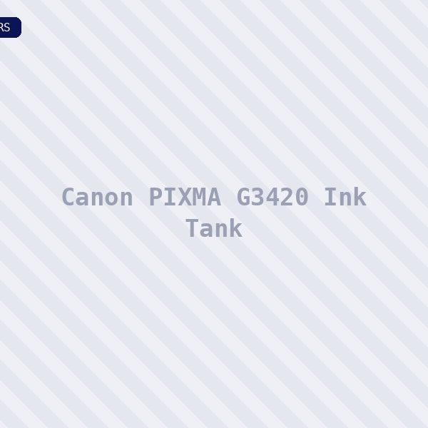 Canon PIXMA G3420 Ink Tank