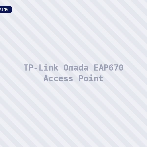 TP-Link Omada EAP670 Access Point