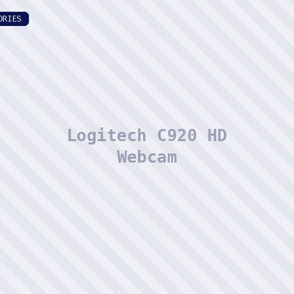 Logitech C920 HD Webcam