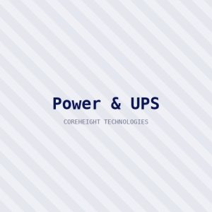 Power & UPS