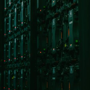Large array of server equipment